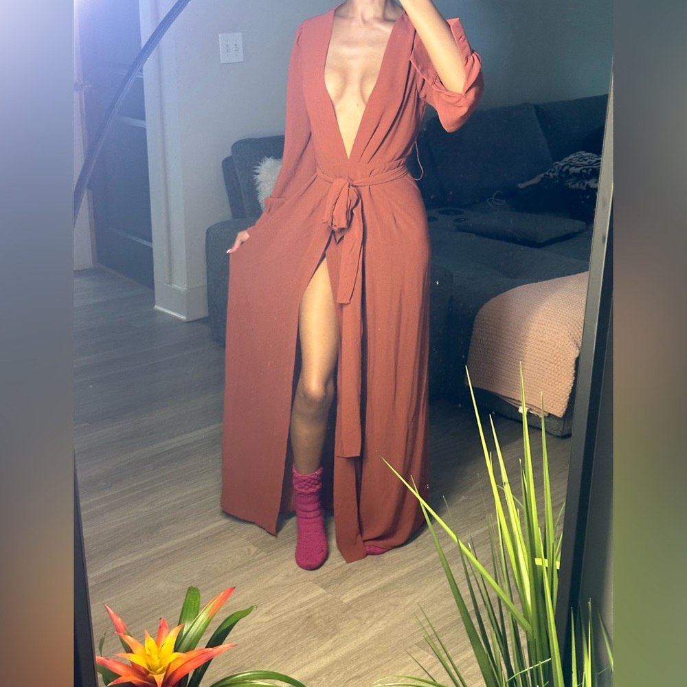 Brown sundress